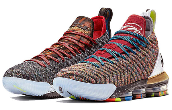 Кроссовки Nike LeBron 16 EP 'What The', черный — фото 3