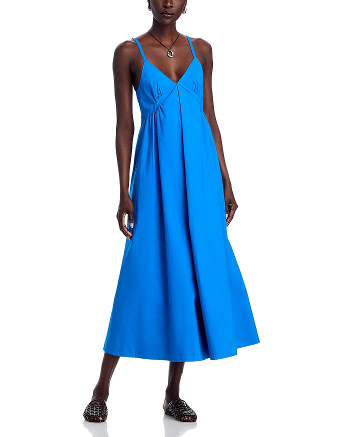 

Платье Barker из поплина Proenza Schouler White Label, синий