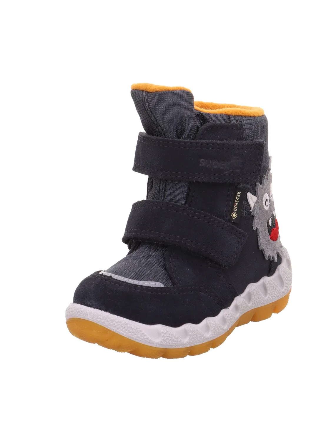Детские снежные ботинки для мальчиков с принтом Icebird Superfit, Grey Yellow 2000