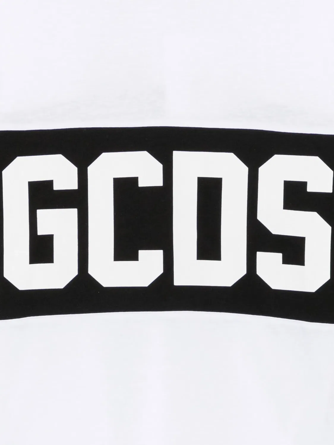 Хлопковая футболка с логотипом Gcds Kids, белый — фото 3