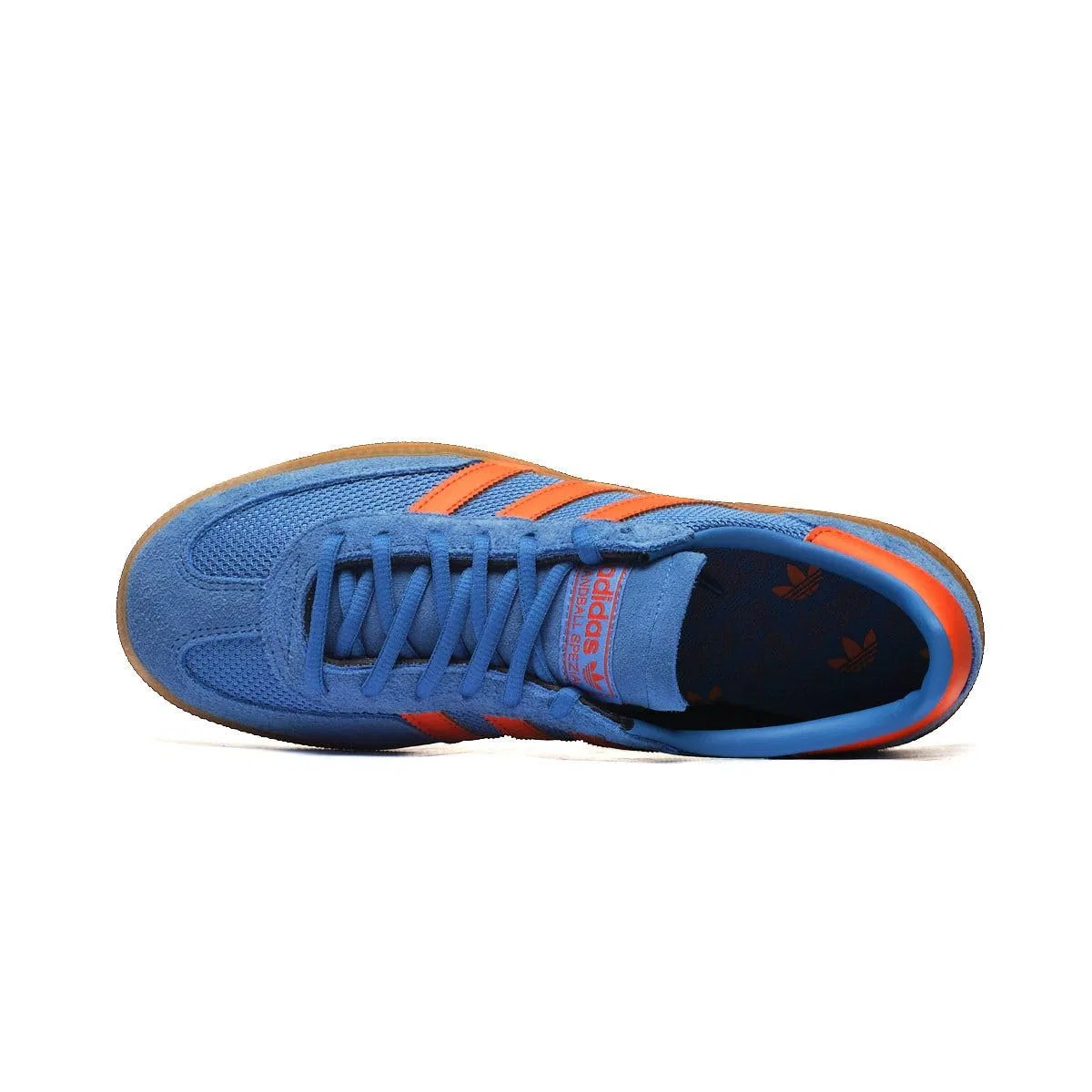 Детские кроссовки с липучками Superstar El I Gymnastics Shoe Adidas, Focus Blue Orange Gum — фото 4