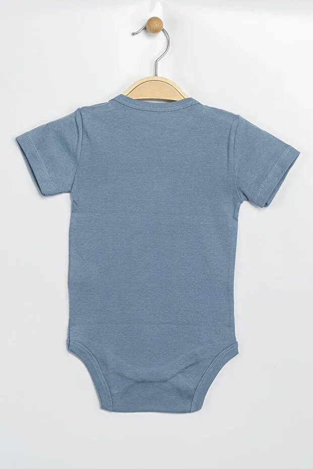 Детское боди с длинным рукавом Aziz Bebe, Indigo — фото 2