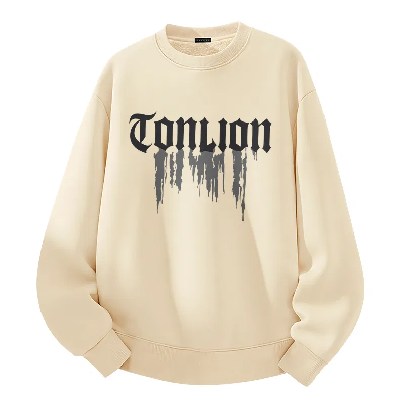 Детский свитшот на флисе с начесом Tonlion, Цвет Черный — фото 3