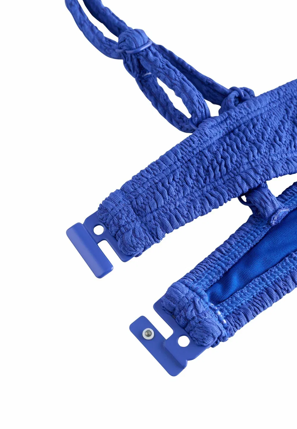 Верхняя часть бикини без подкладки на косточках Next, Blue Crinkle — фото 2