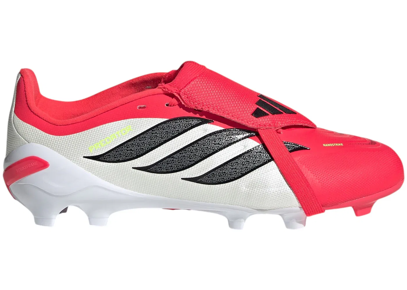 Детские бутсы Predator League с откидным язычком FG Adidas, Lucid Red/Core Black/Cloud White