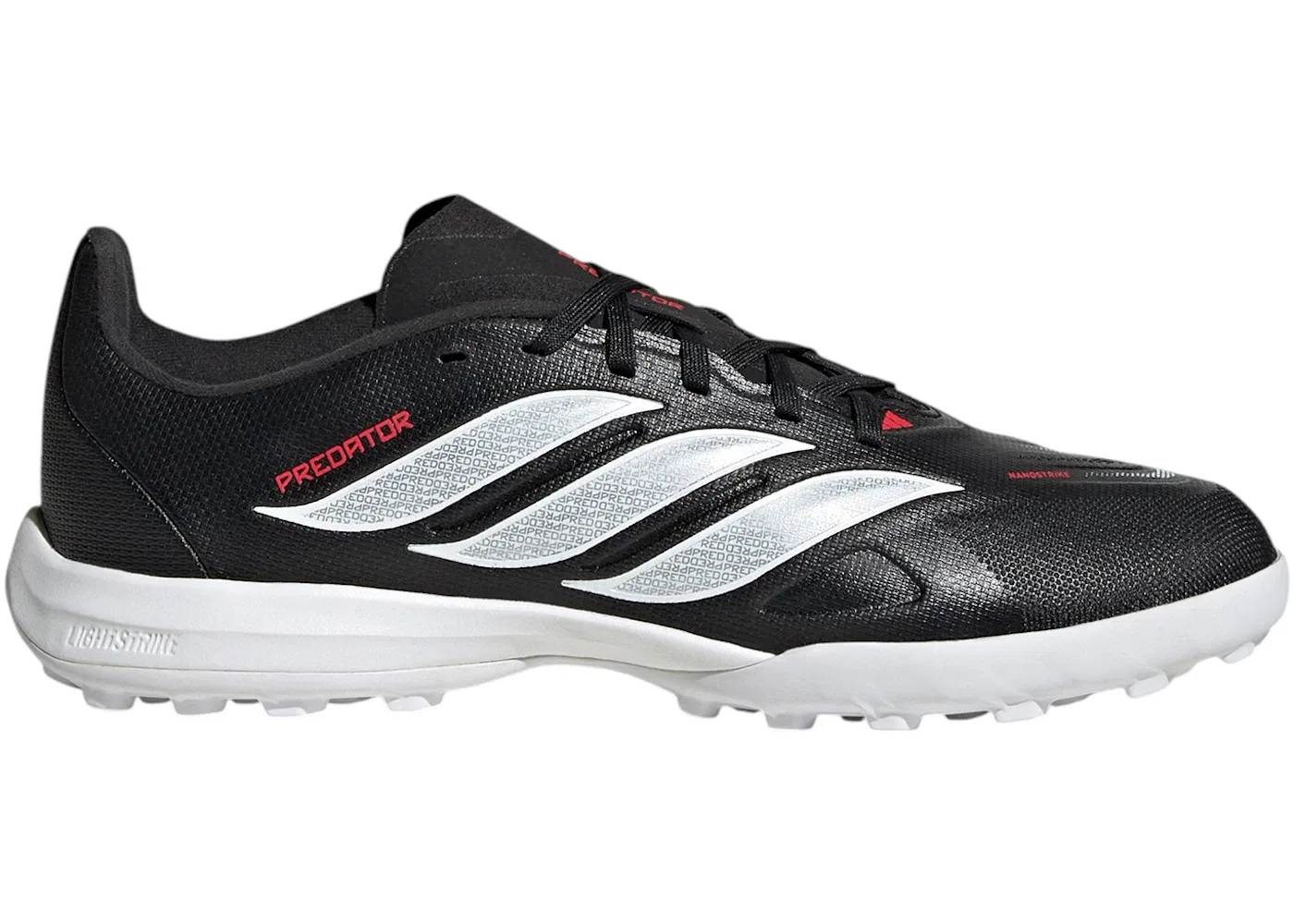 Детские футбольные бутсы Predator League TF Adidas, Core Black/Cloud White/Lucid Red