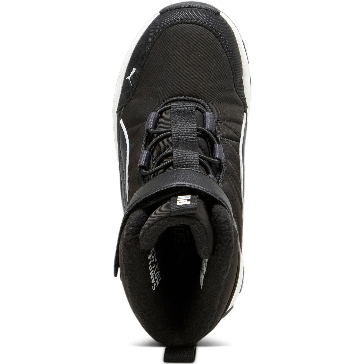 Детские зимние ботинки эластичные Evolve Boot PUMA, Black/Strong Gray/White — фото 4