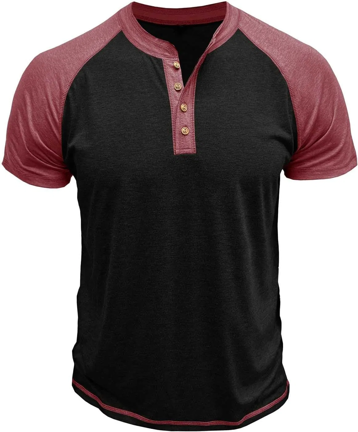 Мужская футболка классическая Regular Fit, Wine — фото 4