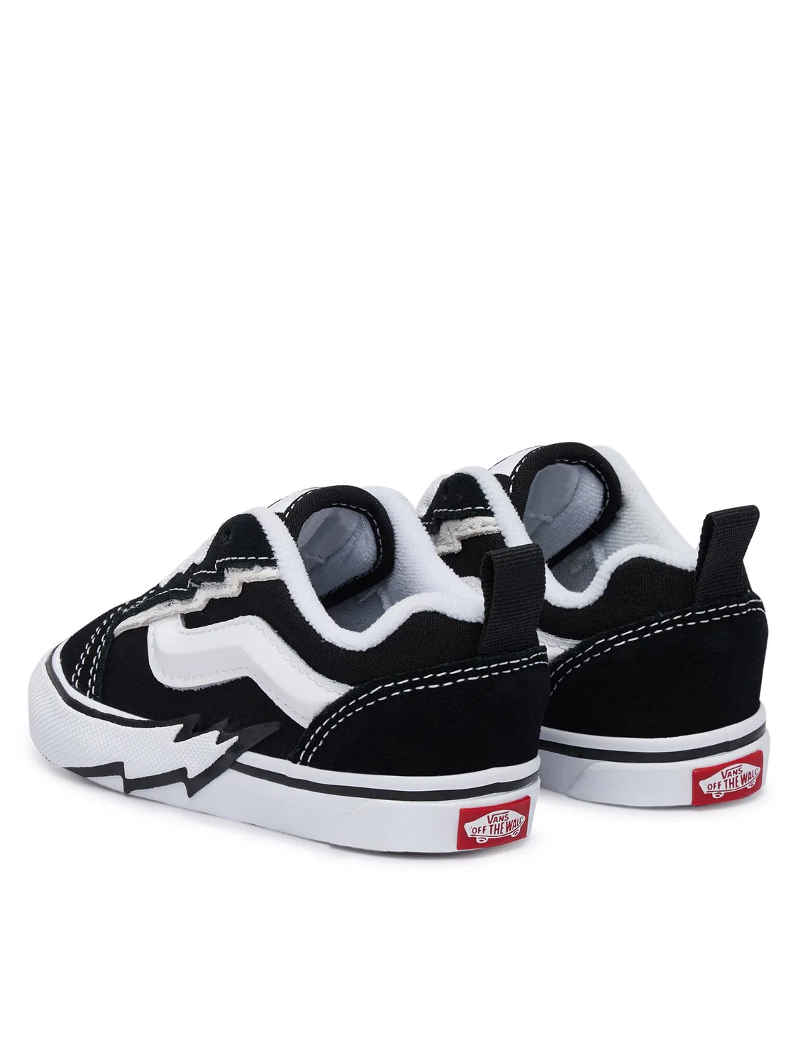 Тканевые кроссовки для мальчика Knu Skool Elastic Lace Bo Vans, черный — фото 3