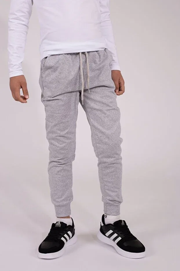 Детские спортивные штаны для мальчиков с принтом Han Elegant, Gray — фото 3