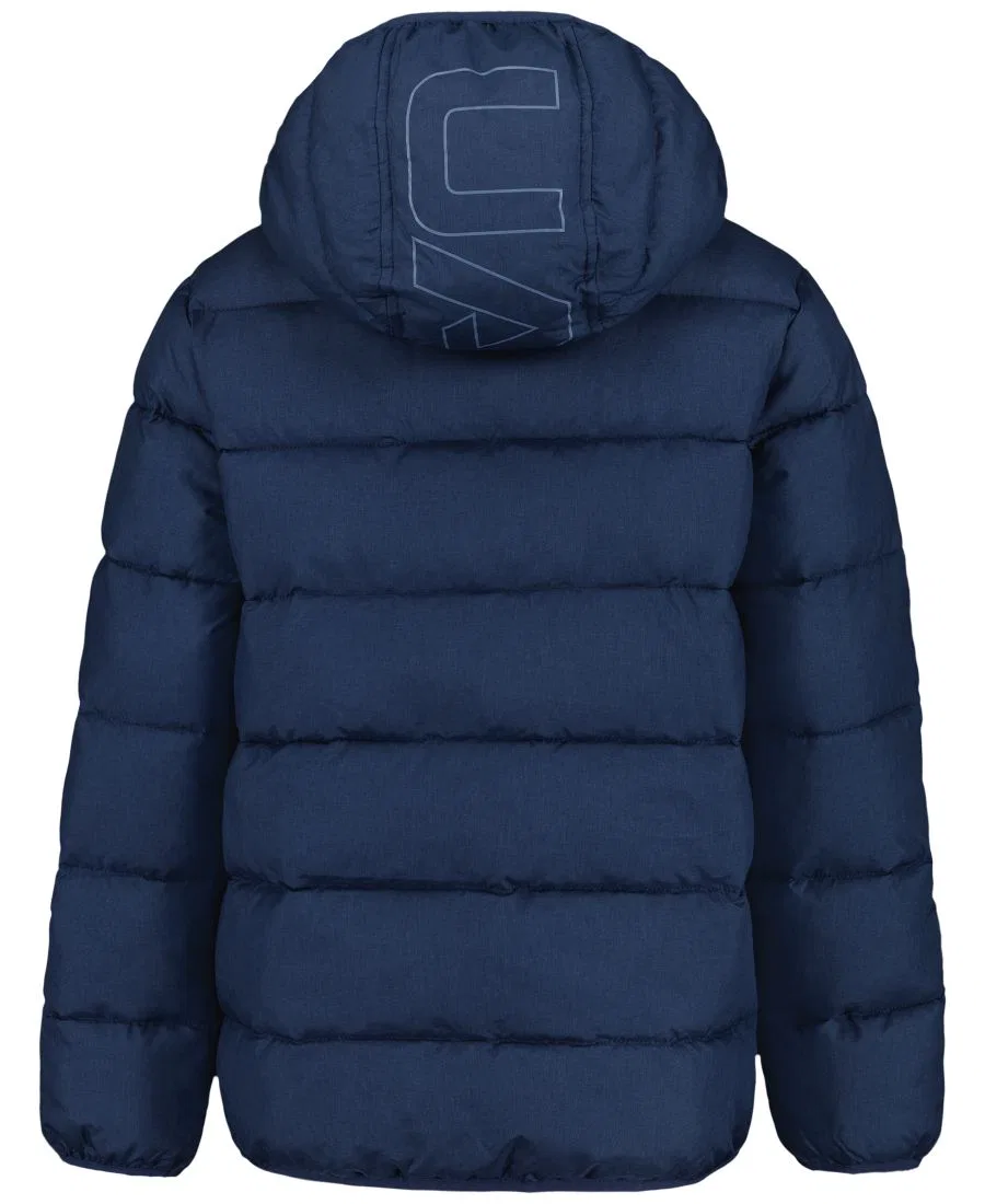 Детская куртка-пуховик с капюшоном и принтом Under Armour, Navy — фото 2