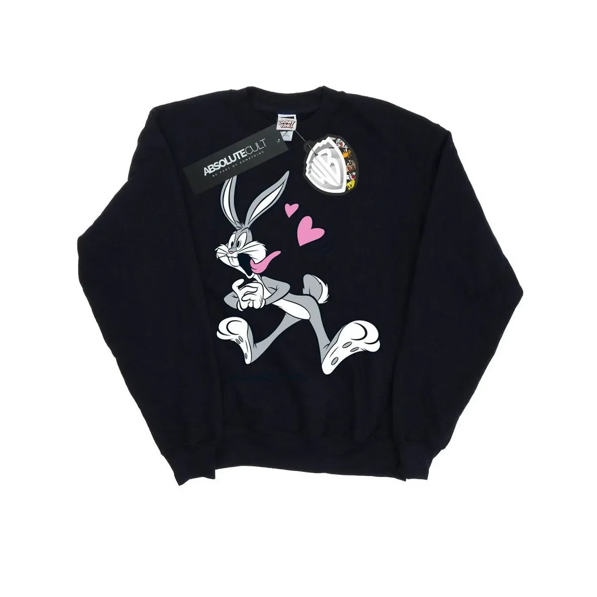 Свитшот с принтом Bugs Bunny in Love Looney Tunes, Navy — фото 2