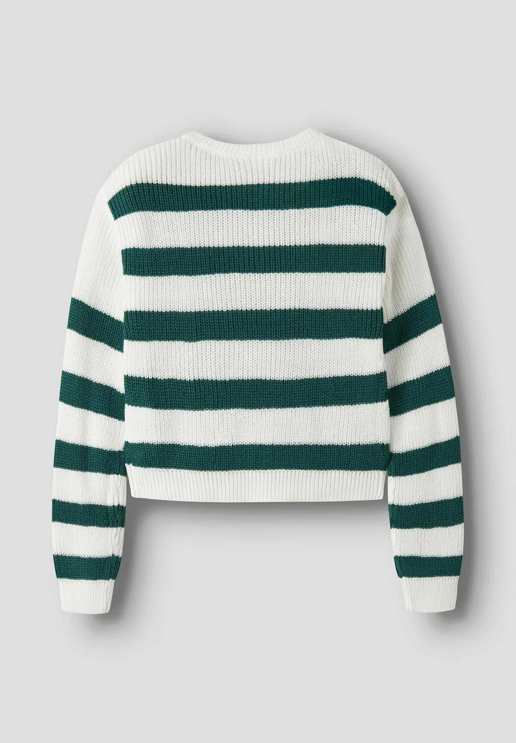 Nkfpnilian ls boxy short knit - jumper Name It, Cloud Dancer — фото 2