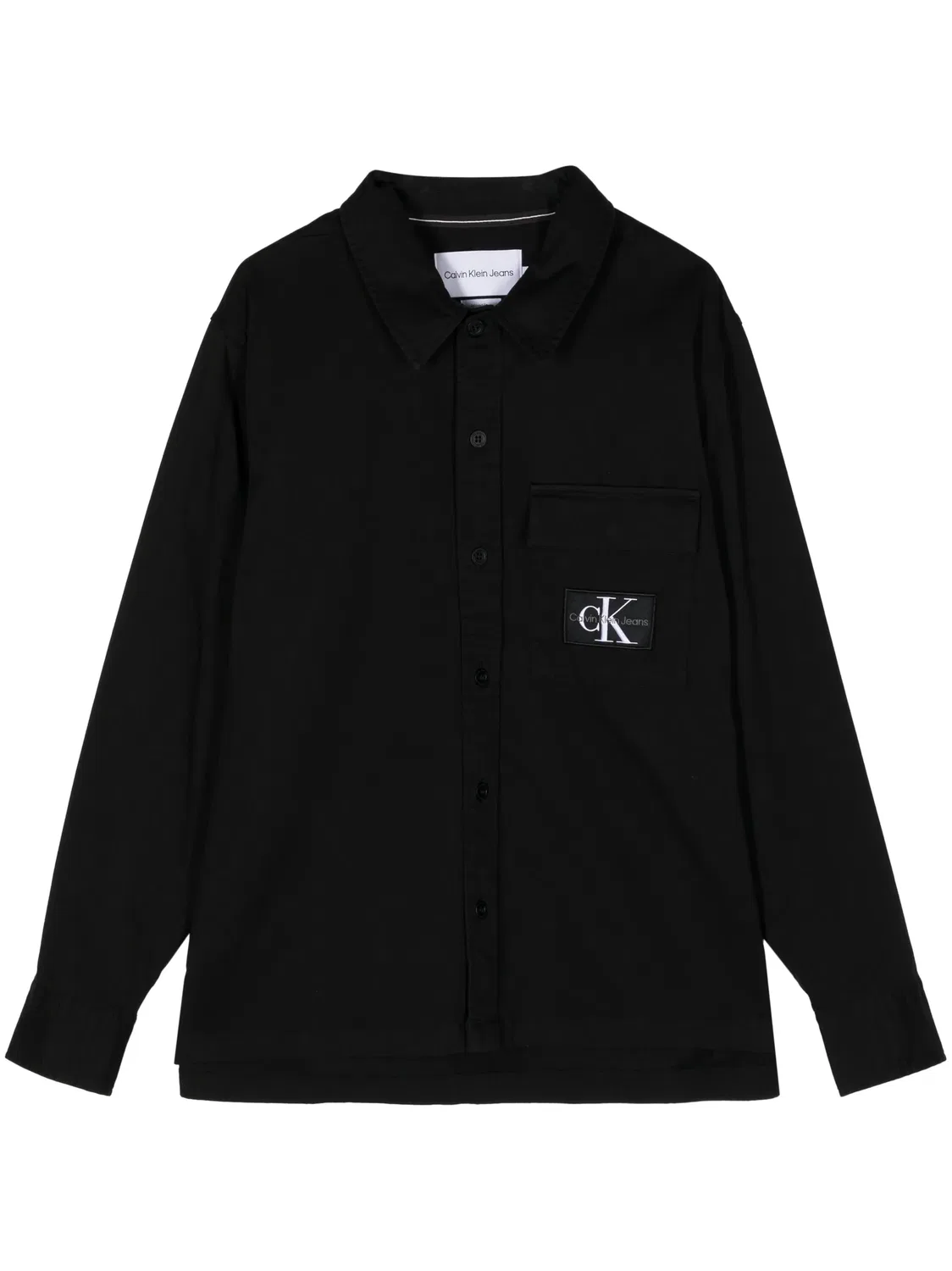 Calvin Klein Рубашка с логотипом черная