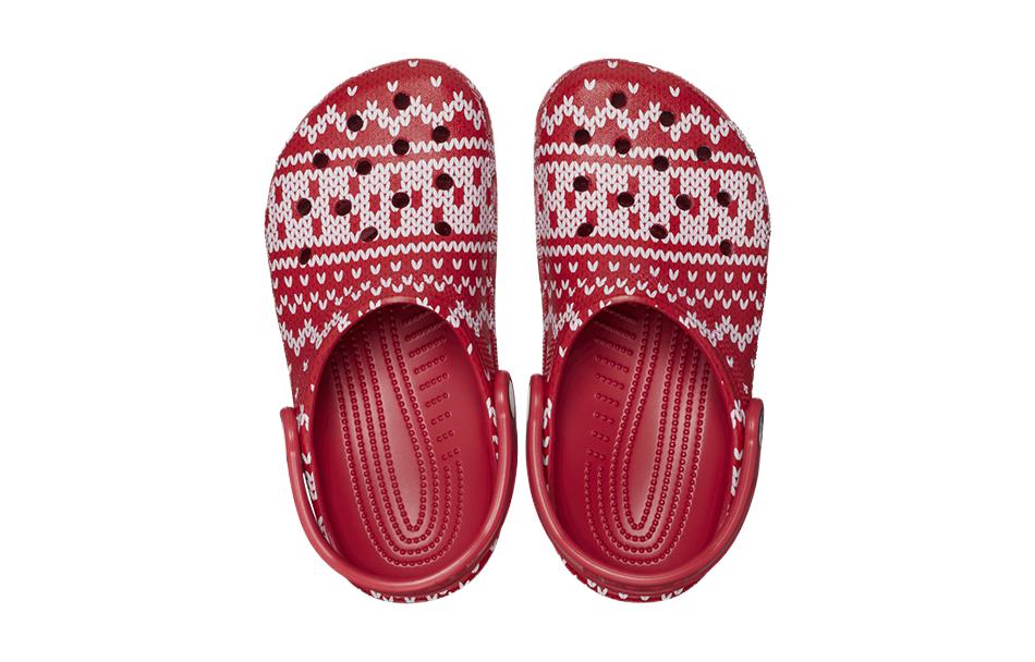 Противоскользящие амортизирующие детские сандалии Red White Kids' Crocs — фото 3