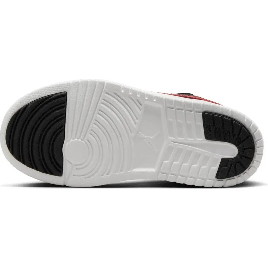 Кроссовки детские с эластичными шнурками Jordan 1 Low Alt PS Nike, Зелено-белый — фото 2