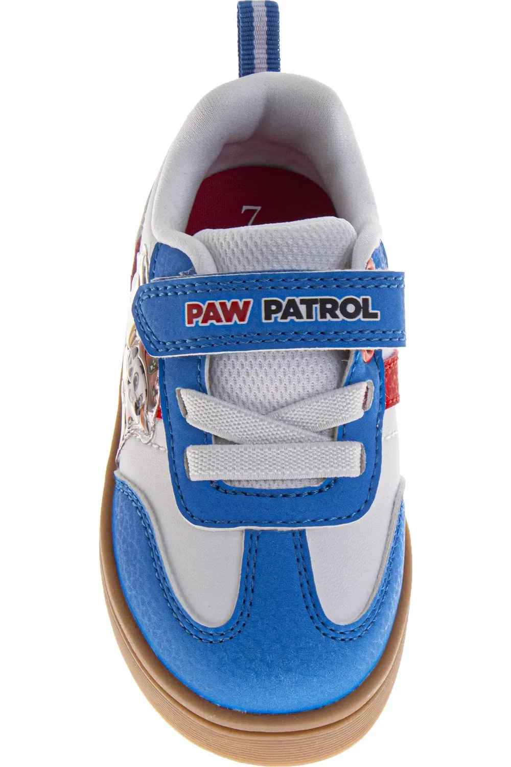 Кроссовки детские с липучками Paw Patrol Nickelodeon, синий белый — фото 3