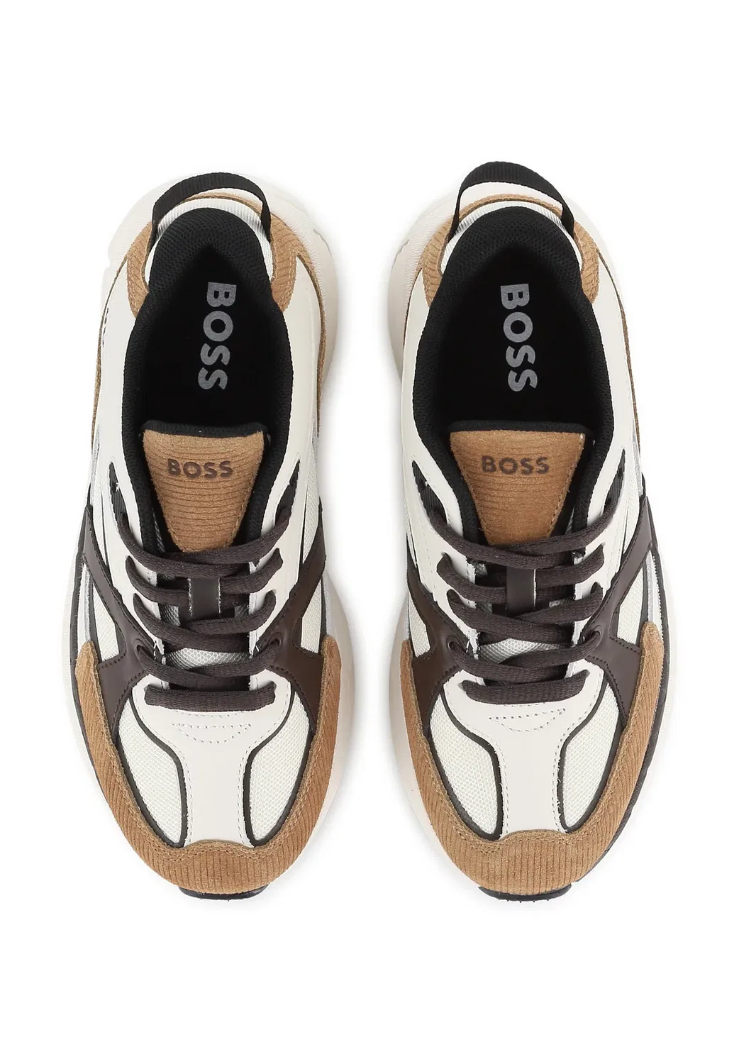 Тренеры для детей и подростков - тренеры Boss Kidswear, Brown — фото 3