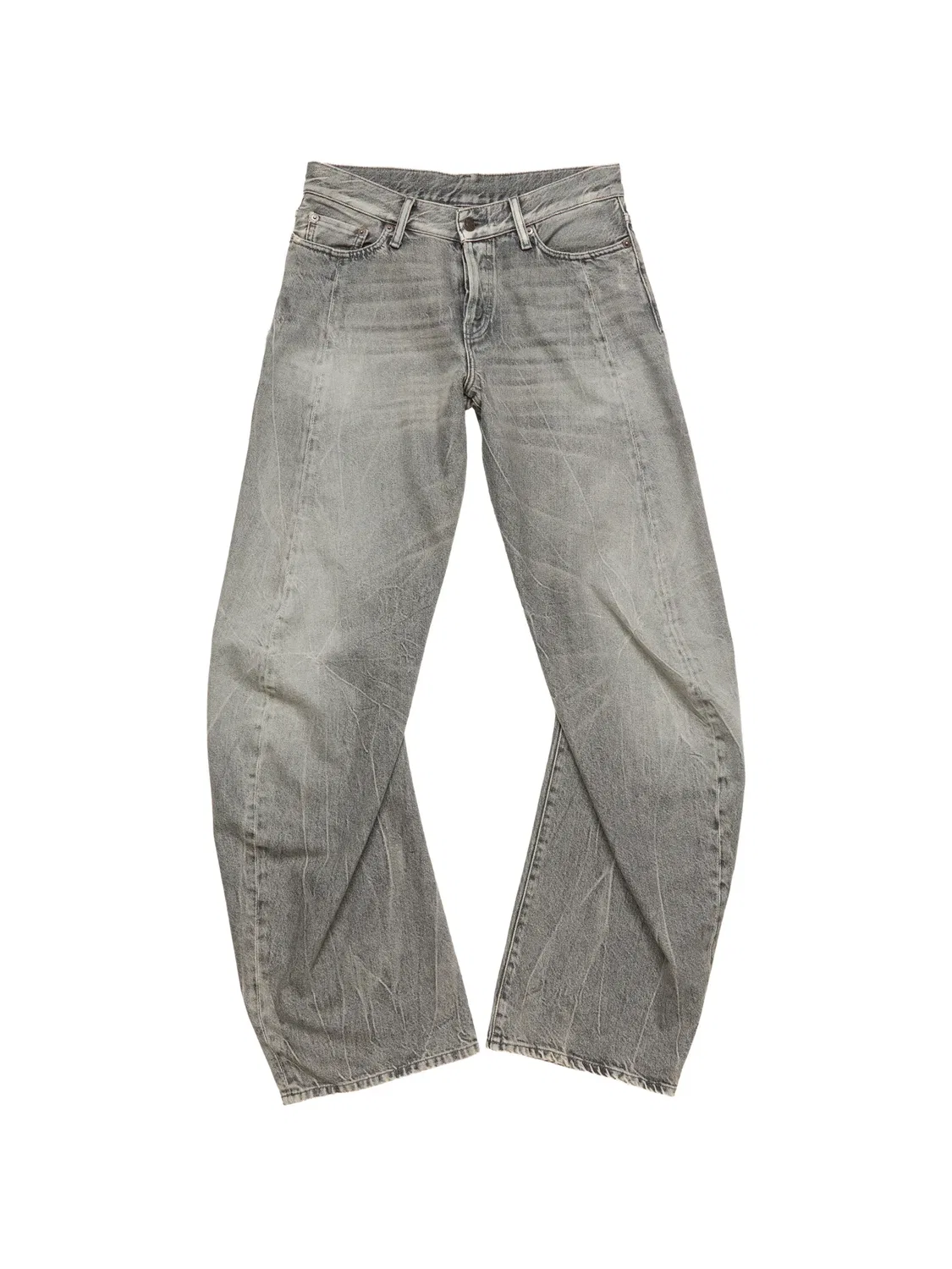 Джинсы из органического хлопка, серые Acne Studios, серый