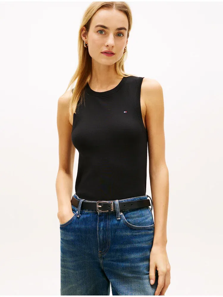 Топ-майка TOMMY HILFIGER, Black