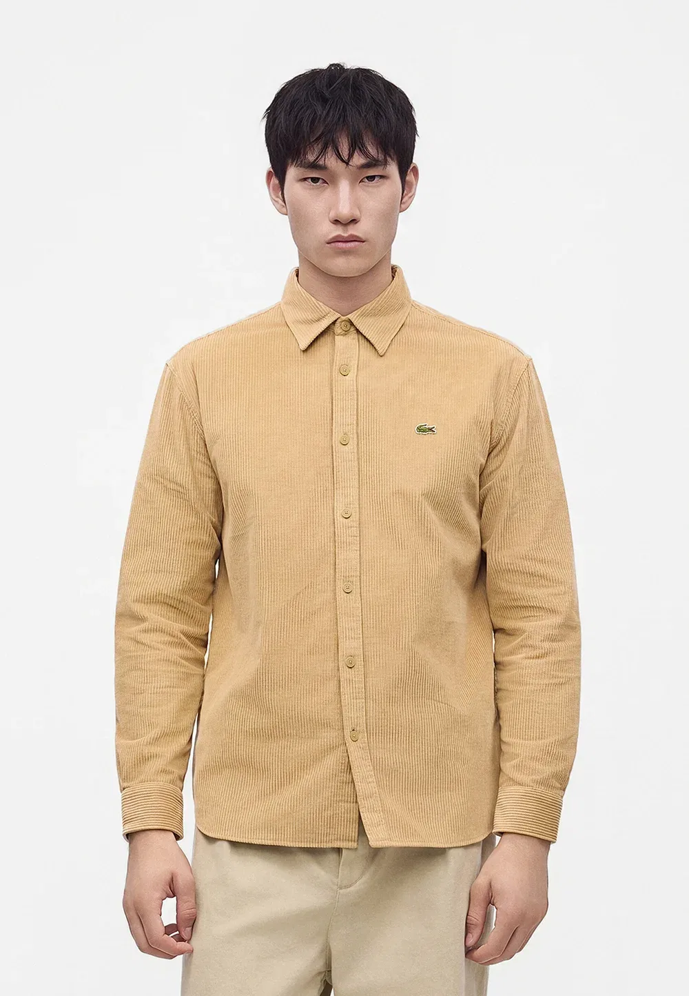 Ch8821_02S - рубашка Lacoste, Beige-S