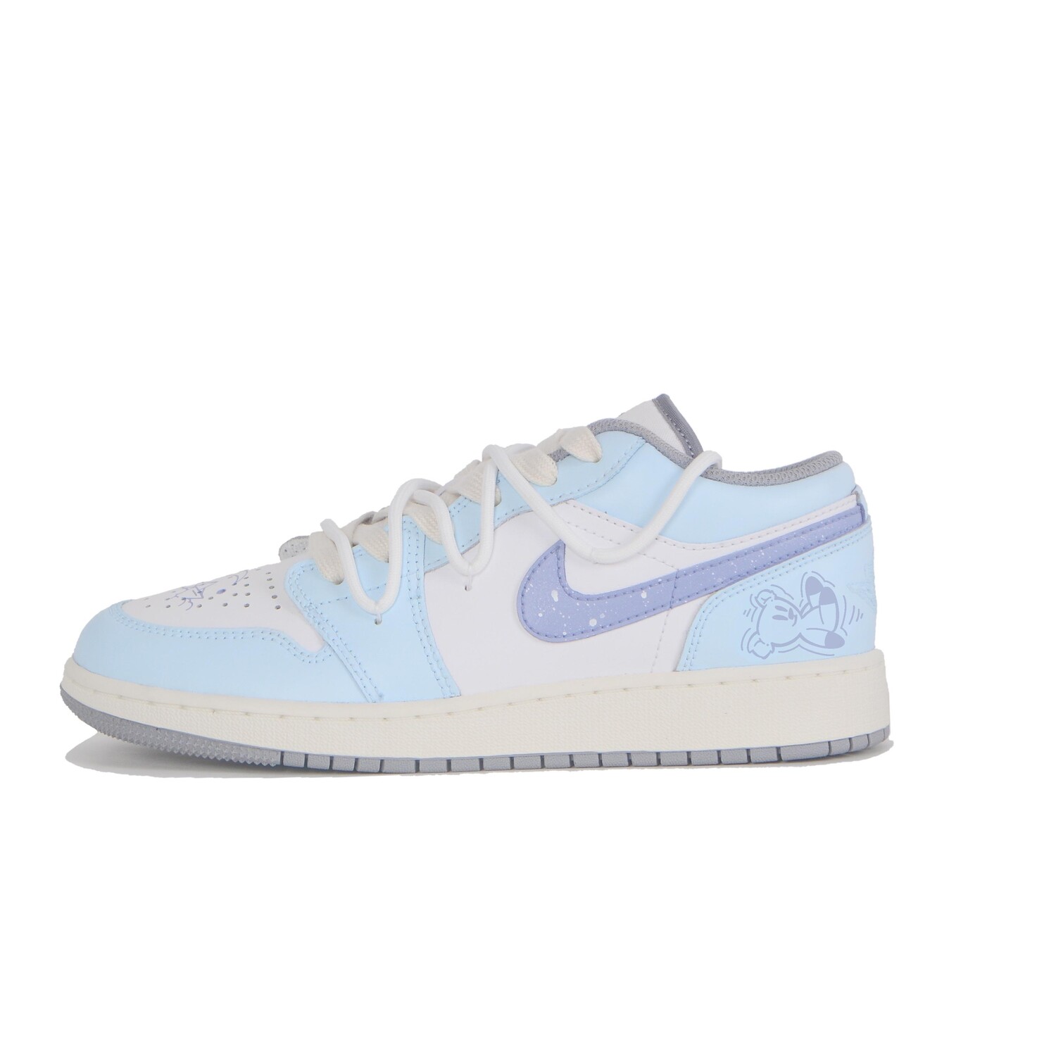 

Jordan Air Jordan 1 винтажные баскетбольные кроссовки женские, Light Blue