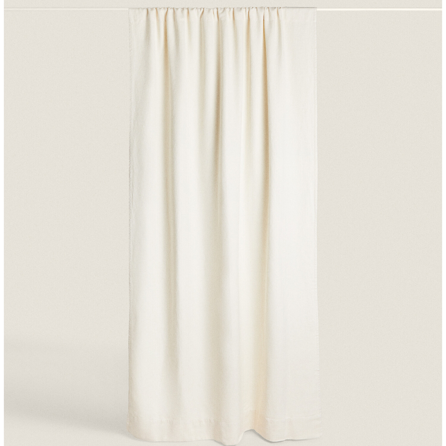 

Штора Zara Home Hemp, 140х270 см, экрю