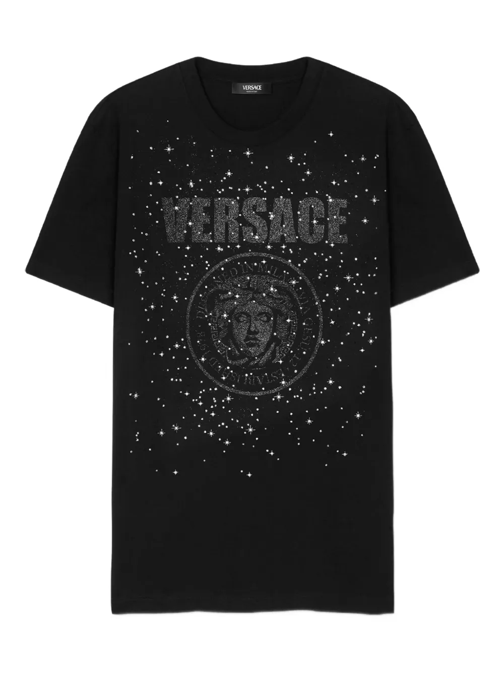 

Футболка Crystal Medusa VERSACE, черный