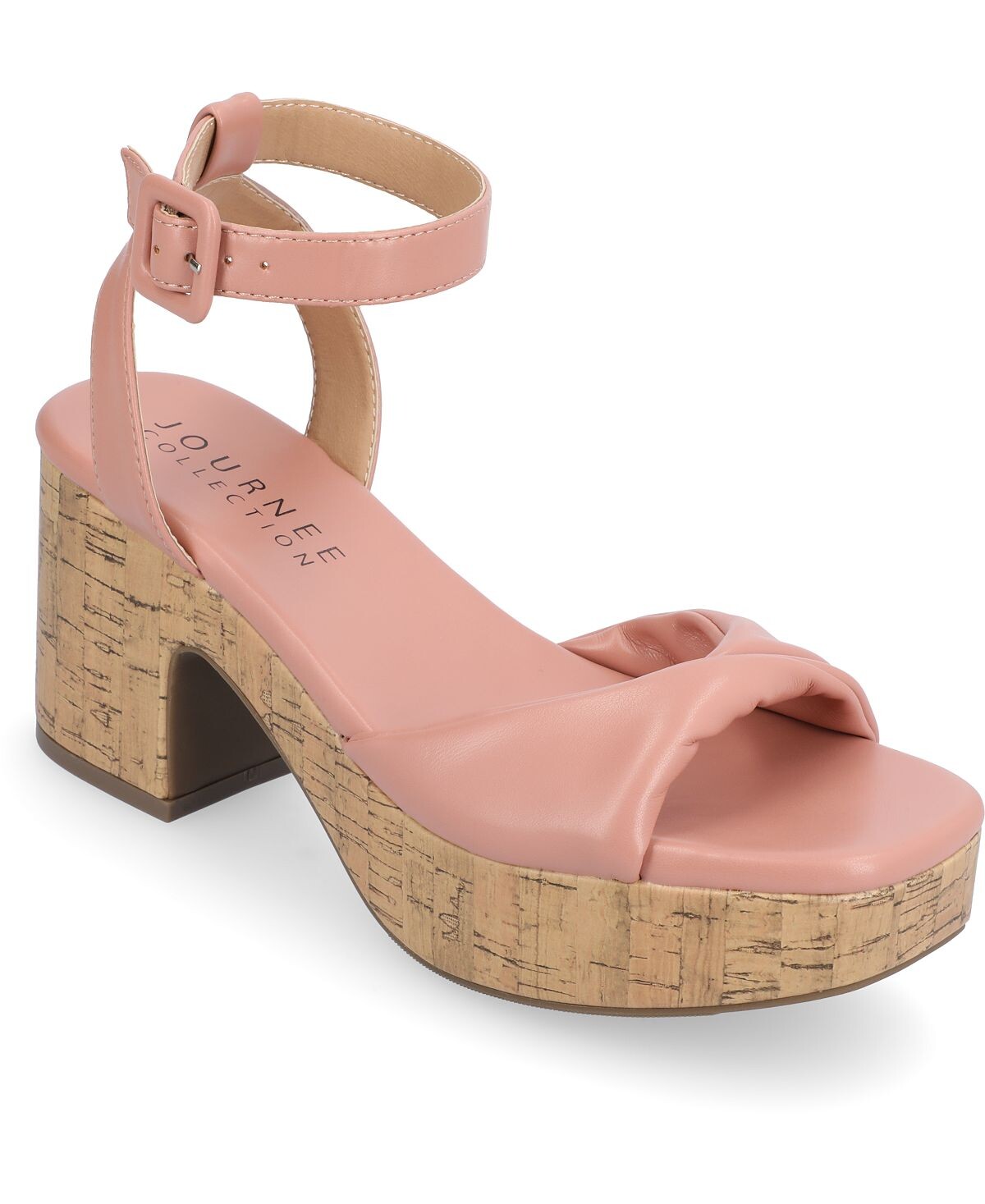 

Женские сандалии на платформе Eianna Journee Collection, розовый