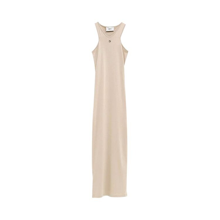 

Топ Coperni Tank Top Side Slit Dress Beige, желто-коричневый