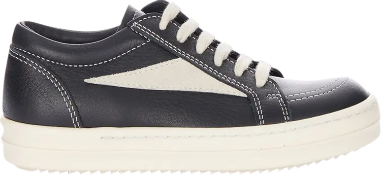 

Кроссовки Rick Owens Vintage Low Kids 'Black Pearl', черный