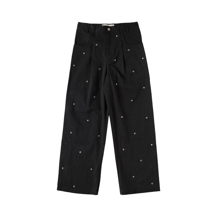 

Джинсы Song for the Mute Metal Bead Boyfriend Jeans 'Black', черный
