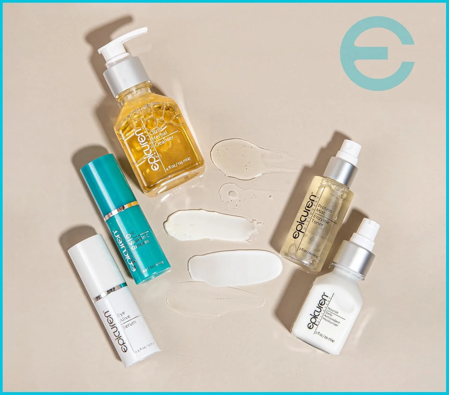 Гель для умывания Epicuren Discovery — Очищающее средство Herbal Cleanser, цитрусовое, ( .), Clear to Pastel Colors, 227 мл — фото 4