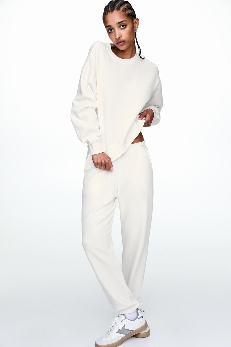 

Комплект спортивного костюма Jogger Pull And Bear, экрю