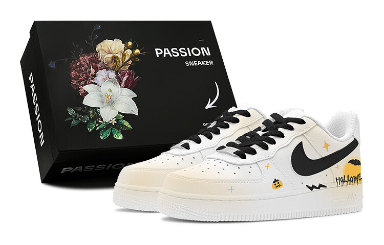 

Кроссовки Nike Air Force 1 Skateboarding Shoes Women's Low-top White, цвет Orange