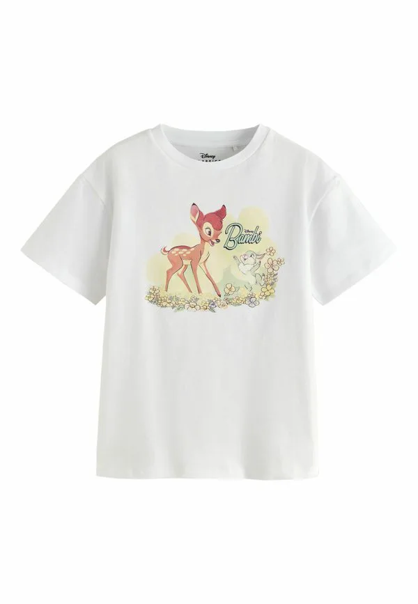 Футболка с графическим принтом. Next, White Bambi