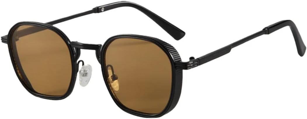 

Роскошные металлические солнцезащитные очки в тонкой оправе с многоугольными линзами для женщин, с леопардовым градиентом, для мужчин, повседневные, с защитой от УФ-излучения UV400 VFDHN, M5219-c5