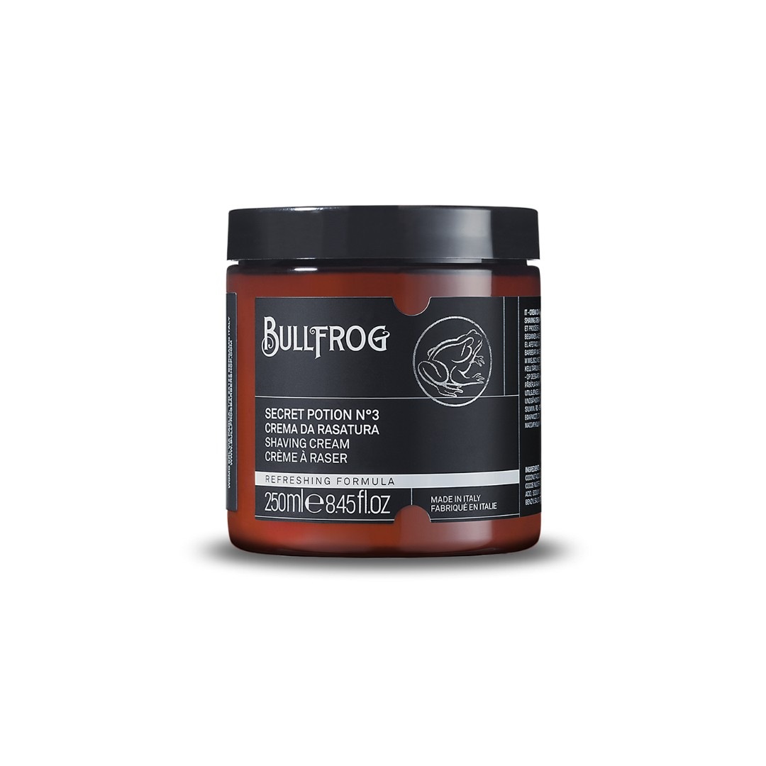 

Крем для бритья secret potion n.3 rasiercreme erfrischend Bullfrog, объем 250 мл