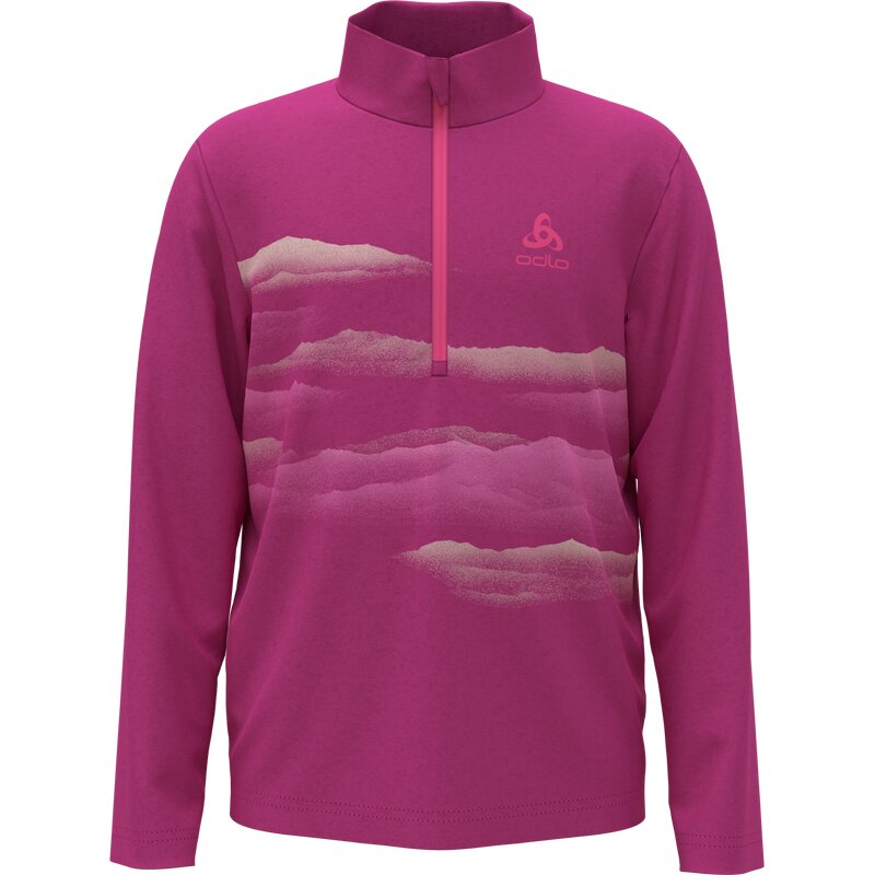 

Rolli mid layer 1/2 zip berra kids g Odlo, фуксия