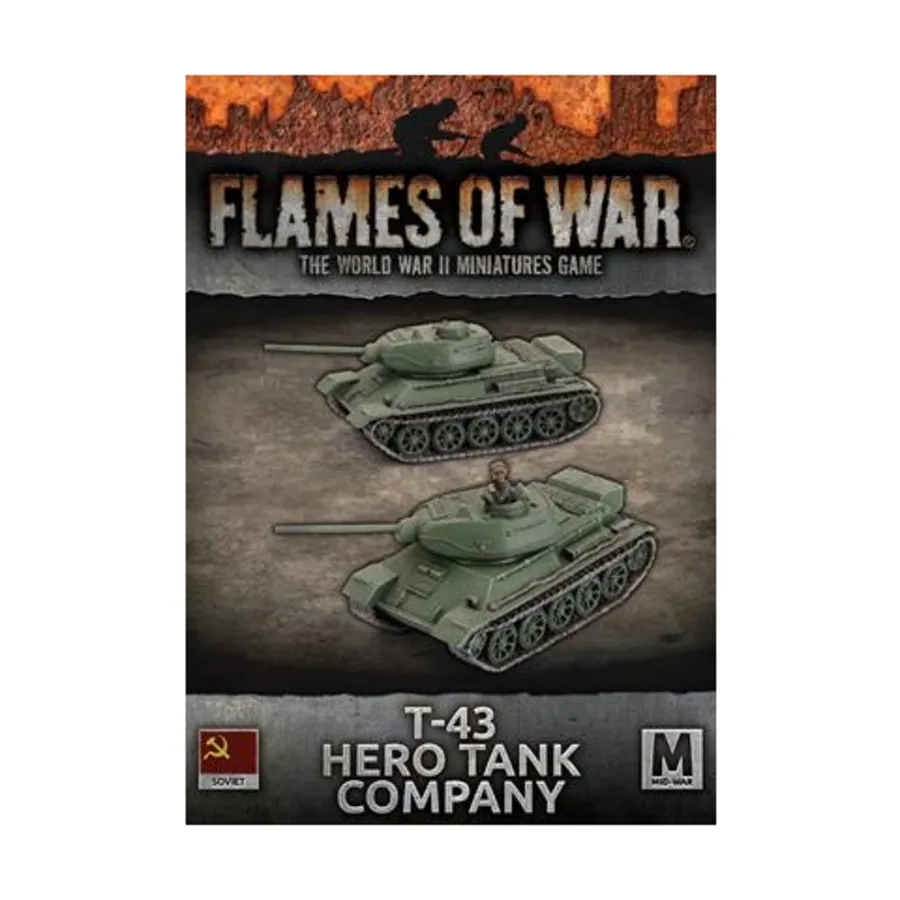 

Танковая рота Т-43 Герой, Flames of War - WWII - Soviet - Tanks (4th Edition)