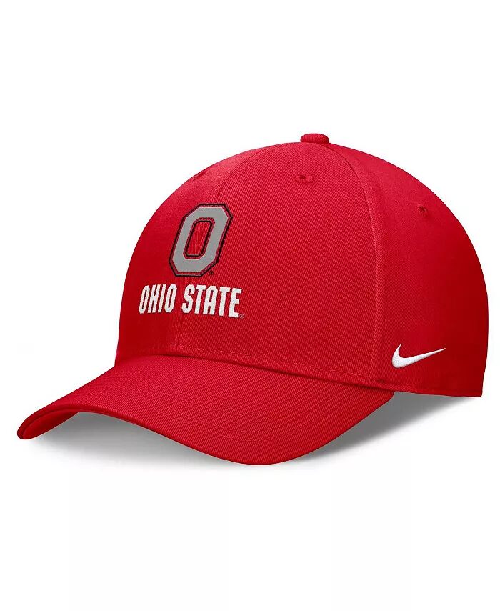 

Мужская регулируемая кепка Scarlet Ohio State Buckeyes Campus Club Nike