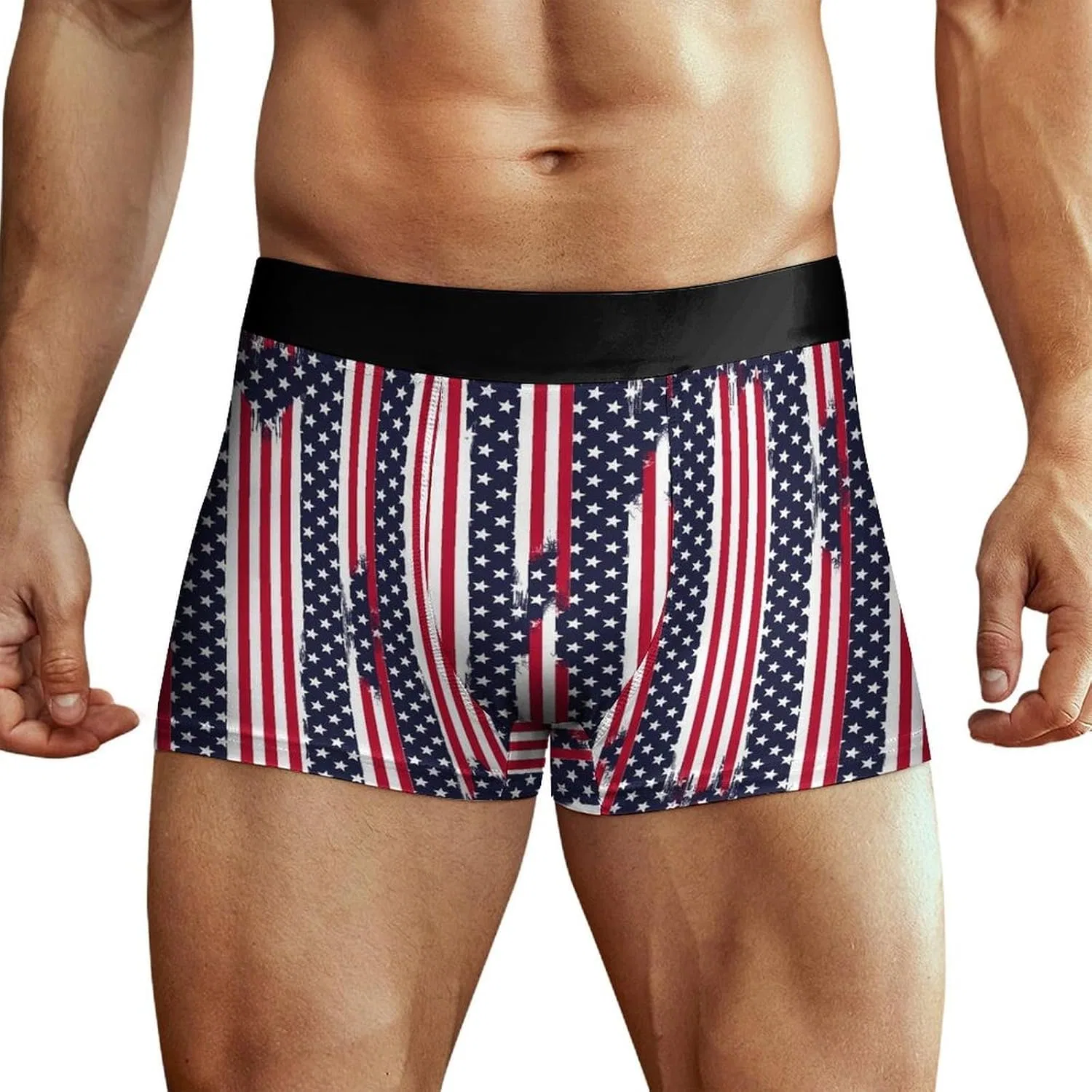 Боксеры с американским флагом, American Flag-2