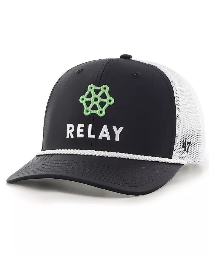 

Мужская черная регулируемая кепка William Byron Relay Refuel Trucker '47 Brand, черный