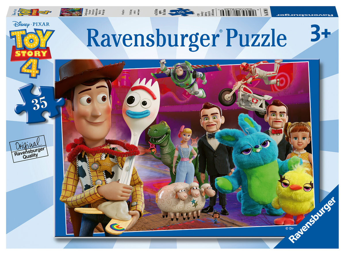 

Пазл Равенсбургер, Дисней, История игрушек 4, 35 шт. Ravensburger