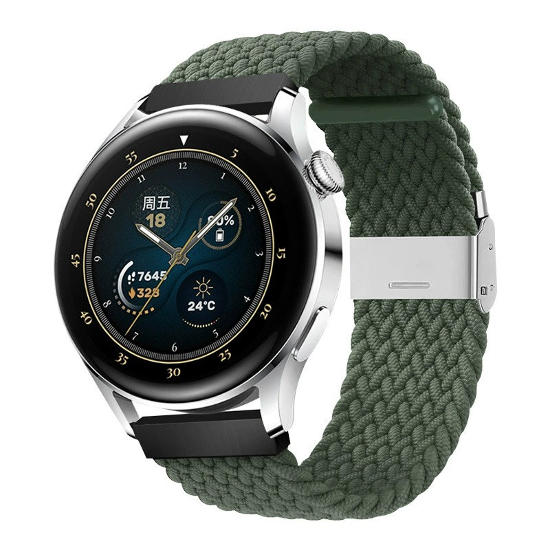 

Biaodaige Часы Strap Huawei Compatibility Nylon Material, Olive Green
