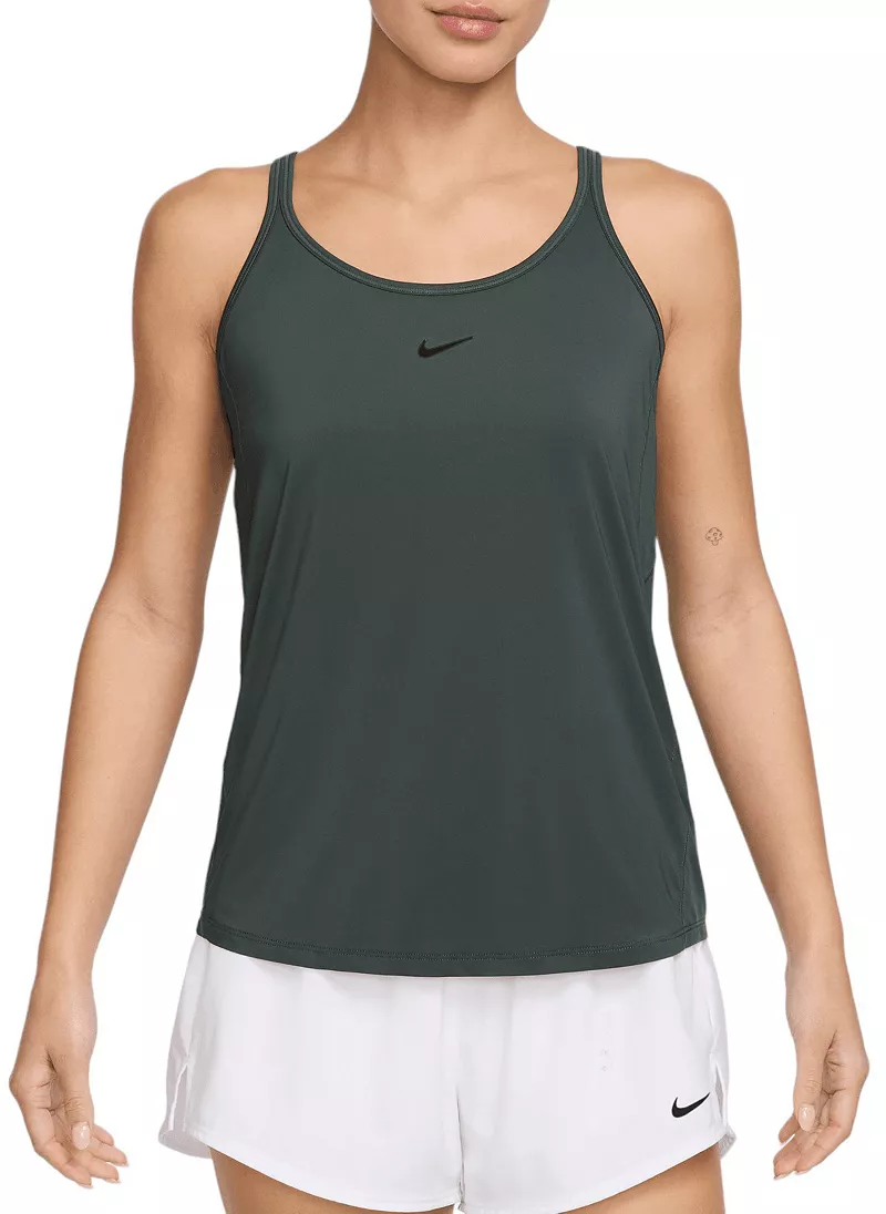

Женская майка с бретелями Nike One Classic Dri-FIT, цвет Vintage Green