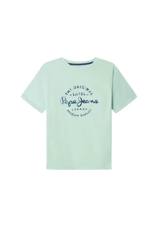 Футболка с принтом Pepe Jeans, Aqua Blue