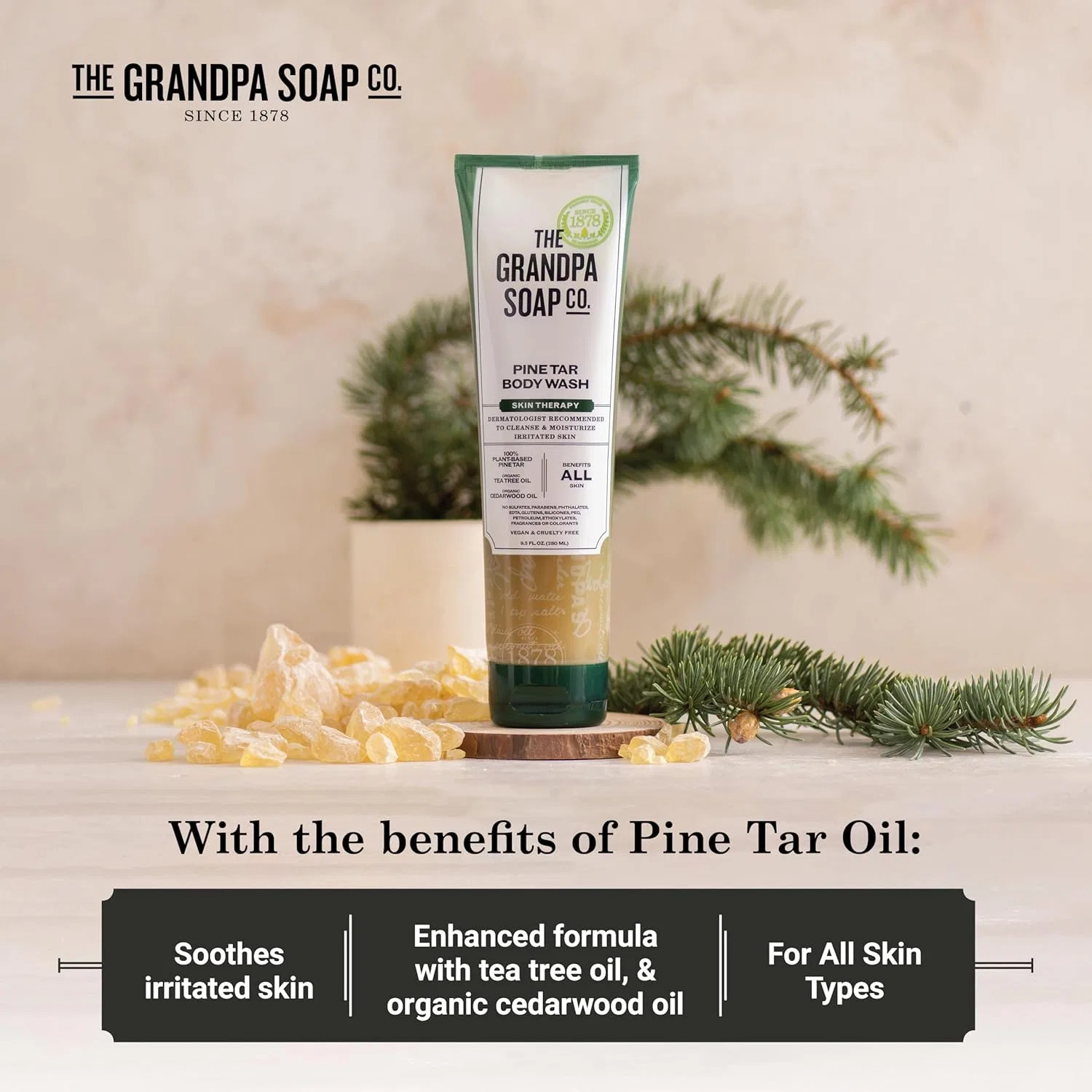 Гель для душа Pine Tar от Grandpa Soap The Grandpa Soap Company — фото 4