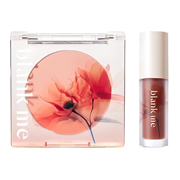 

Набор жидкой помады и фиксирующего средства для макияжа Juicy Blush Serums 3,5 мл + 4 г Blank Me