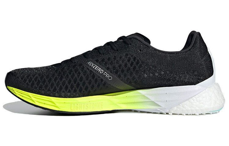 

Кроссовки Adizero мужские с низким верхом, черные/серебристые/зеленые Adidas